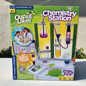 Thames & Kosmos Ooze Labs Chemistry Station Science Experiment Kit STEM Toy 20 N